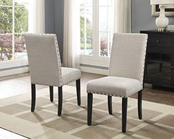 S With Nailhead Trim, Set Of 2