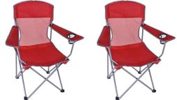 S For Women Camp Folding Set 2 Adults Men Mesh Cup Holder Ou