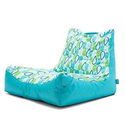 Big Joe Captain's Float Cool Geo Drop Bean Bag, Multicolor