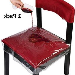 Protector Waterproof Pvc Dining Chair Covers Removable, Pack