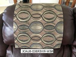 Recliner Headrest Cover,furniture Protector,riverbed Black,1