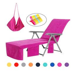 Cover Beach Towel Carry Pockets Bags Holiday Garden Hot