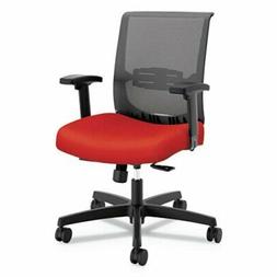 Hon Convergence Syncho-Tilt Chair, Red Seat with Glide 