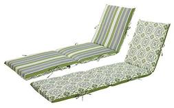 Seat Pad Damask/striped