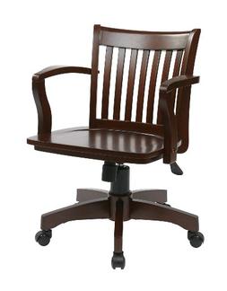 With Wood Seat, Espresso