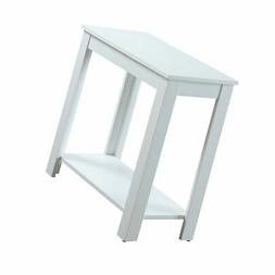 Side End Table, White