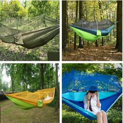 Outdoor Camping Hanging Hammock Tent Mosquito Net Large Capa