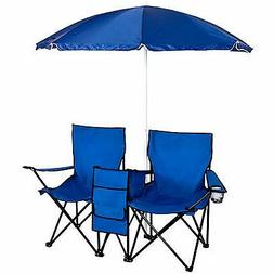 W/umbrella Table Cooler Beach Camping Chair