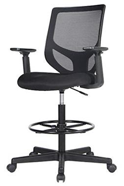 Tall Office Chair For Standing Desk Drafting Mesh Table Chai
