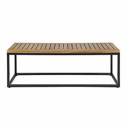 Great Deal Furniture Drew Outdoor Industrial Acacia Wood and