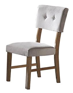 Homelegance Edam Upholstered Dining Side Chair, Set of 2, Gr
