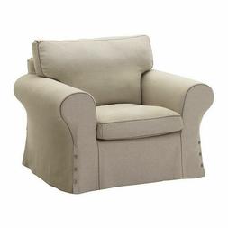 Cover Risane Natural Armchair Slipcover Linen 102.408.96 New