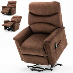 Sofa Soft Padded Seat Armrest Lounge Living Room Brown