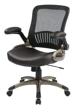 Work Smart EM35201-EC1 Screen Back and Eco Leather Seat Mana