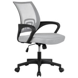 Executive Swivel Computer Desk Task Black