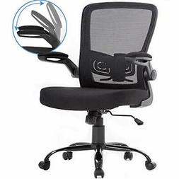 Cheap Desk Mesh Computer With Lumbar Support Flip Up Arms