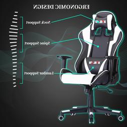Computer Gaming Chair Recliner Racing High-back Swivel
