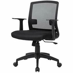 Desk Mesh Computer With Lumbar Support Arms Executive Mid