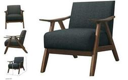Fabric Accent Chair, Dark Gray