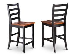 S Plain Wood Seat Cherry Black