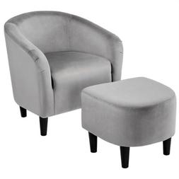 And Ottoman Set Accent Armchair With Ottoman