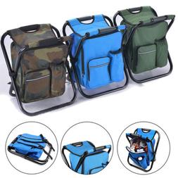 Seat Stool Cooler Insulated Fishing Camping Storage Bag