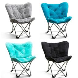 Multiple Colors Soft Microsuede Faux-fur Holds 225 Lbs.