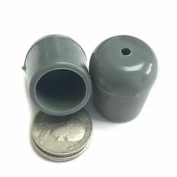 Leg Tips Light Gray Pvc Plastic 3/4" Diameter Floor Cap Feet