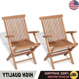 S 2 Pcs Solid Teak Wood Patio Desk Furniture Usa