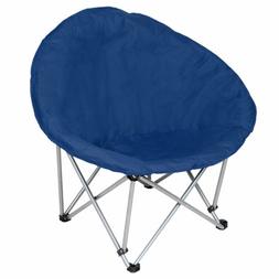 Dish Seat Chairs Black Lounger Accent Portable Folding Bedro