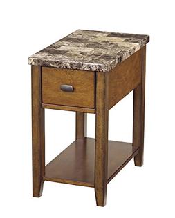 Side End Table - Rectangular - Brown