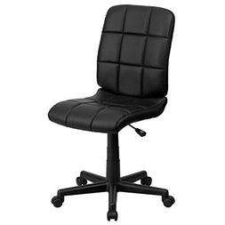 Flash Furniture Mid-Back Black Quilted Vinyl Swivel Task Cha