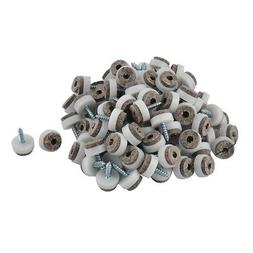 Leg Nonslip Screw Floor Felt Pad Nail Protector 100pcs