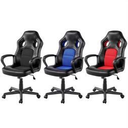 High Back Ergonomic Office Chair Racing Gaming Chair Black