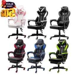 Racing Computer Desk Swivel Seat Recliner Office Task Chair 