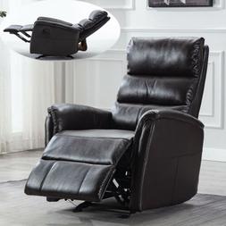 Breathable Pu Leather Sofa Padded Seat Black Brown
