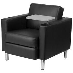 With Tablet Arm, Tall Chrome Legs And Cup Holder