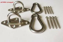 Hanging Kit Heavy-duty Ceiling Hooks Hardware 1000lb Carabin