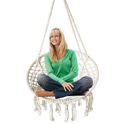 Macrame Swing For Any Indoor Or Outdoor Spaces Home, Patio, 