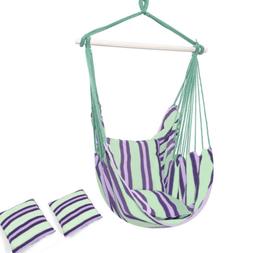 Hanging Rope Chair Portable Porch Seat For Indoor Outdoor