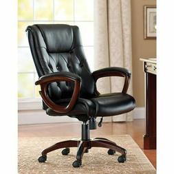 Brown High Back Executive Desk