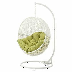 Modway Hide Wicker Hanging Swing Chair
