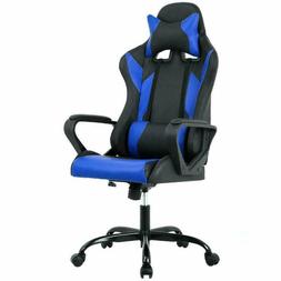 Pc Office Chair Computer Racing Chair Pu Desk Task Chair