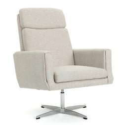 Hooper Modern Fabric Swivel Accent Chair