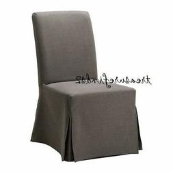 Long Svanby Gray Slipcover Grey Linen Blend New