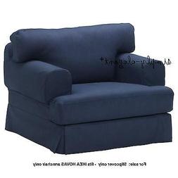 Hov&Aring;s Replacement Armchair Slipcover Kalvik Dark Blue