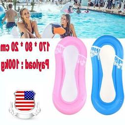 Inflatable Floating Water Hammock Float Mattress Swimming Po