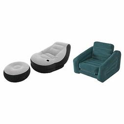 Twin Bed Air Mattress & Inflatable Lounge Chair