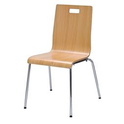 KFI Seating JIVE Series Bentwood Laminate Cafe Chair, Natura