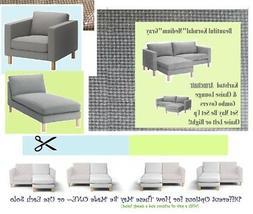 Cover Korndal Medium Gray"longue"armchair
